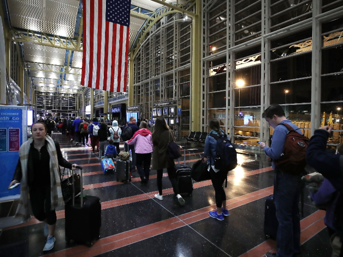 Crystal City is only about two miles away from Ronald Reagan National Airport.