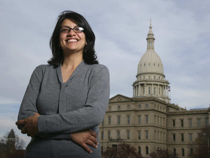 Rashida Tlaib is among the first two Muslim women elected to Congress is US history.