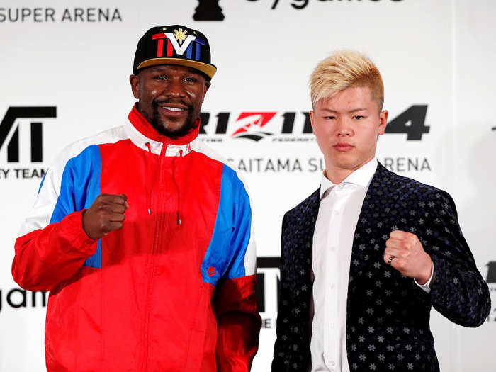 The fight was announced at a Rizin Fighting Federation press conference earlier this month, and stunned the combat sports industry because of how surprising it was. "The biggest event in my life has become reality," Nasukawa said. "I think that everyone is surprised, but I am the same."