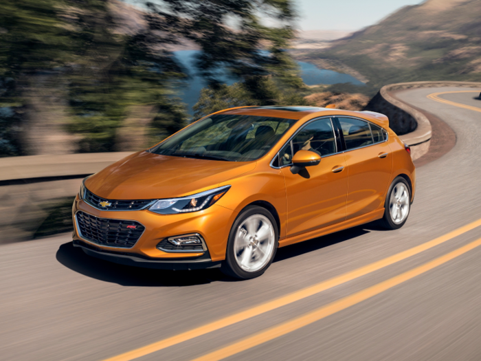 $20,000-$32,999: 5. Chevrolet Cruze