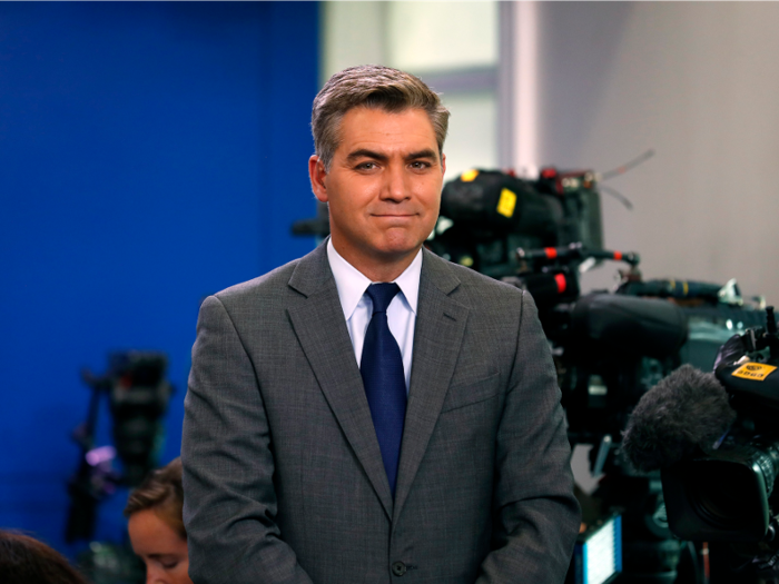 Trump ignored Acosta when he asked about five people being murdered in a Maryland newsroom.