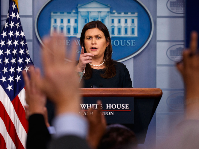 After being confronted about Acosta being heckled, Sarah Huckabee Sanders spread a false story about US media foiling plans to track Osama bin Laden.