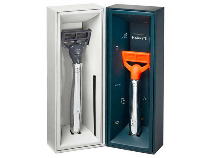 A matching razor set for father and son