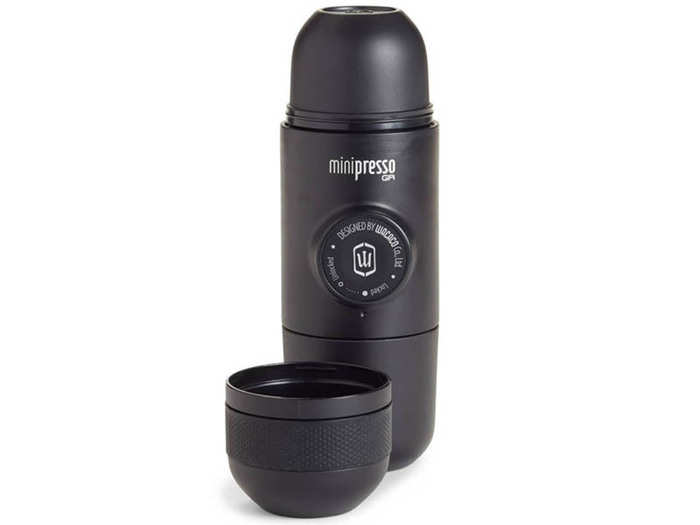 A portable espresso machine