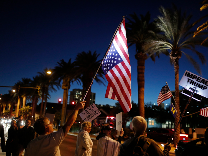 Similar rallies were being held across the country.