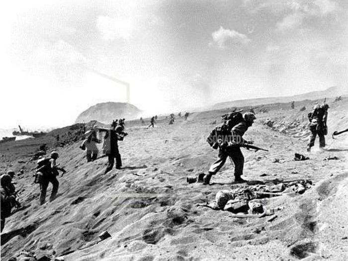 Battle of Iwo Jima — "Of the Marines on Iwo Jima, uncommon valor was a common virtue"