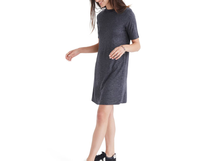 A basic T-shirt dress