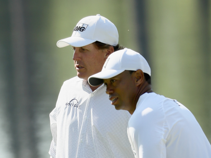 At the 2018 Masters, Mickelson reflected on that time: "When [Woods] was going through a tough time, I wanted to do whatever I could to help out, because oftentimes that