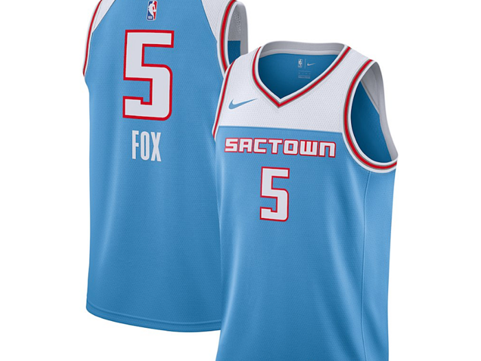 The Sacramento Kings went very retro, bringing back the colors from their days as the Royals. These are good.