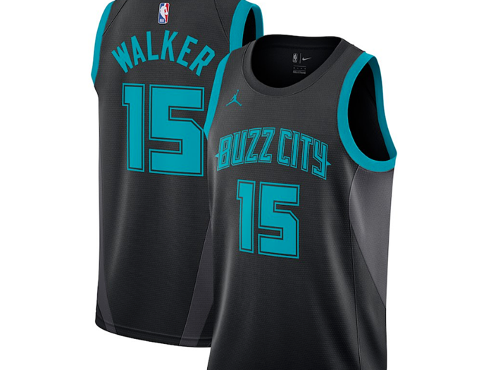 The Charlotte Hornets are sleek and simple and have one small difference from the rest of the jerseys — Michael Jordan