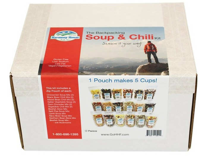 A soup and chili meal kit