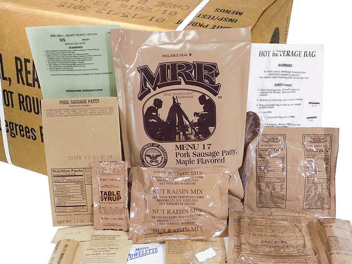 US Military MRE rations