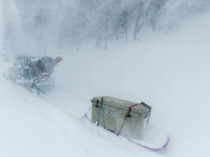 A YETI Tundra cooler