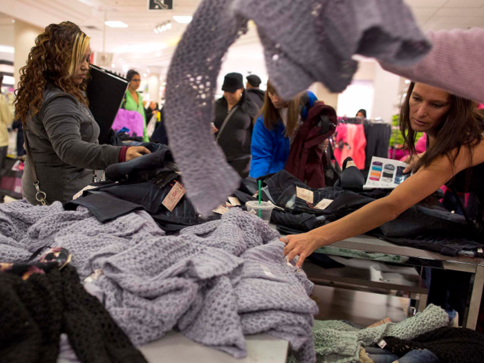 Black Friday also became an unexpectedly competitive sport.