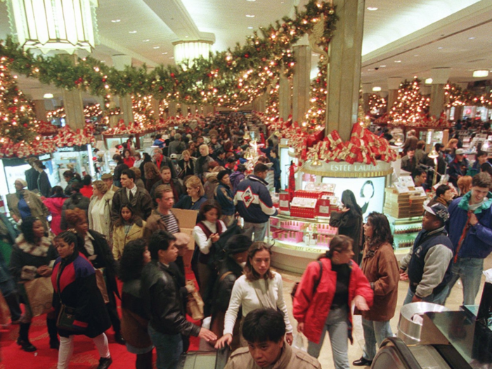 By the 1990s, Black Friday hadn