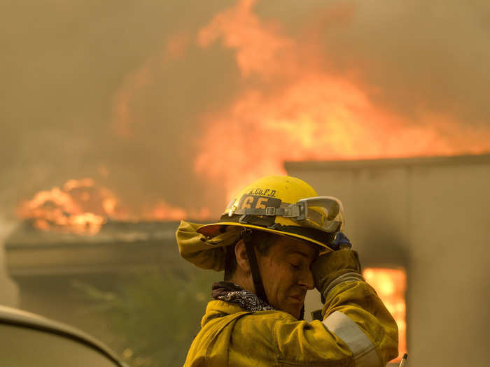 As of 1 p.m. on Friday, the Woolsey Fire was 0% contained.