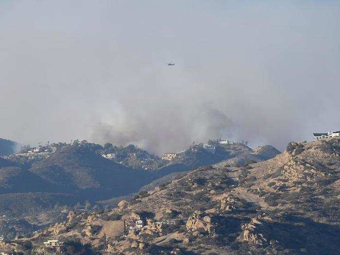 Shortly after noon on Friday, the City of Malibu said on its website that the "fire is now burning out of control and heading into populated areas of Malibu. All residents must evacuate immediately."