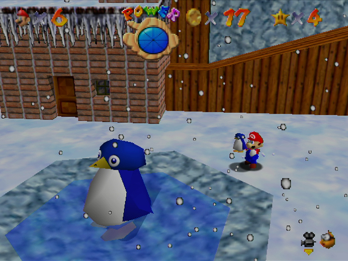 1996 - "Super Mario 64" (Nintendo 64)