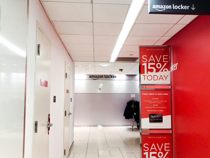 I took the escalators up and followed the signs towards the locker. Though it wasn