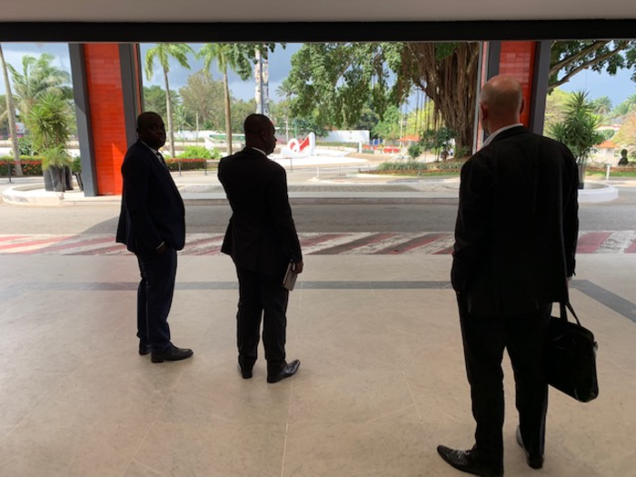 At 8:30 a.m., Constable and his clients were waiting for their ride to their first meeting. Constable usually takes local taxis when traveling, but he said it