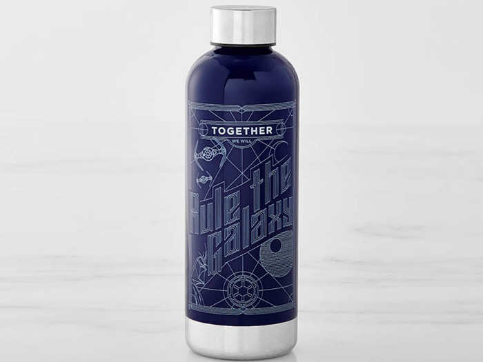A double wall-insulated water bottle