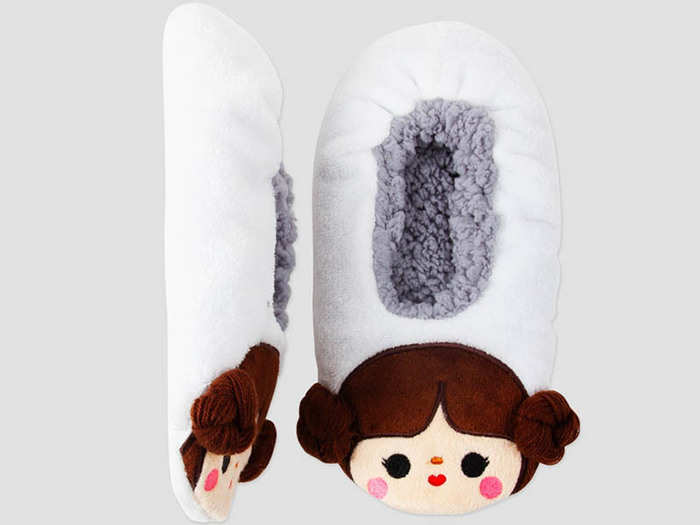 Princess Leia slipper socks