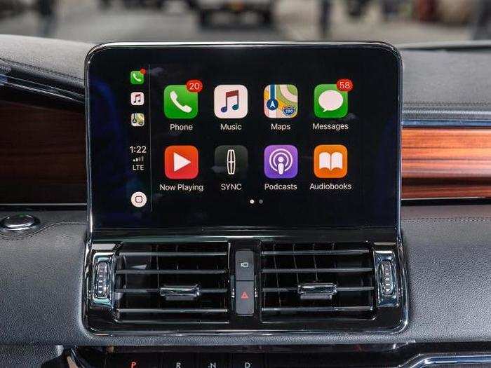 Apple CarPlay and Android Auto are also available ...
