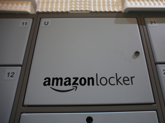 The towers compete directly with Amazon Lockers. But Walmart