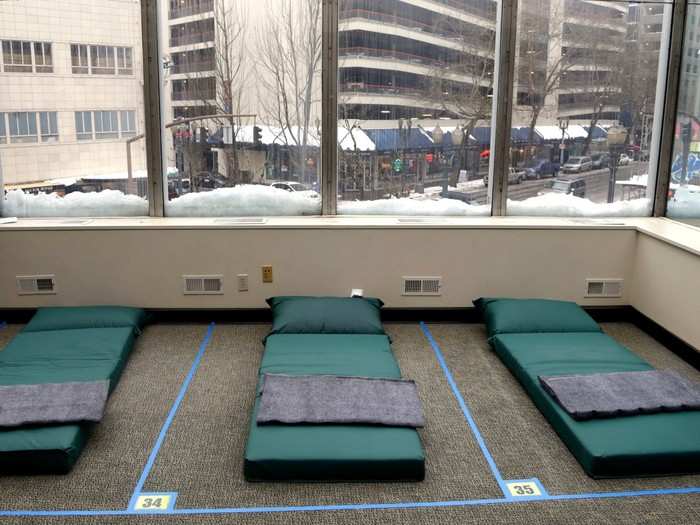 Some cities create additional shelters for colder months. When a homeless woman was found with a stillborn infant at a Portland bus stop last year, the city set up beds on a shelter