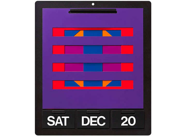 A bold calendar with more than 40,000 colorful designs