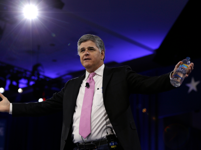 1. Sean Hannity (Fox News) — 30%