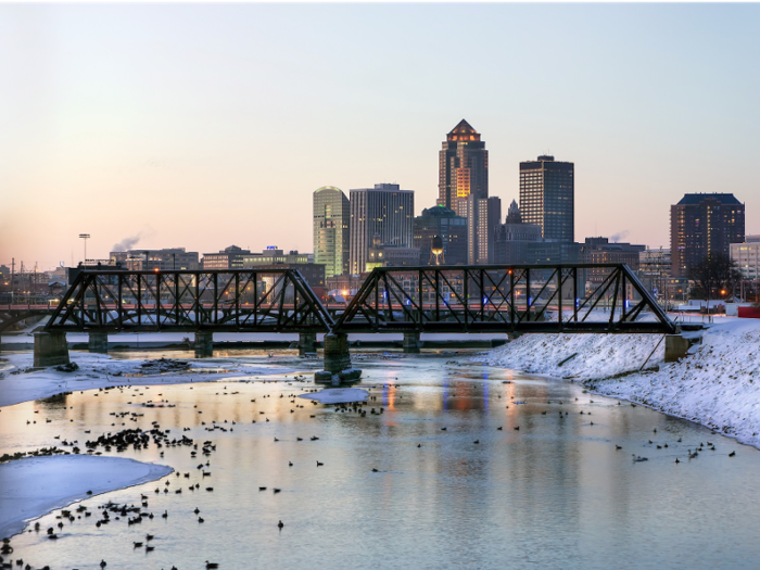 13. Des Moines, Iowa