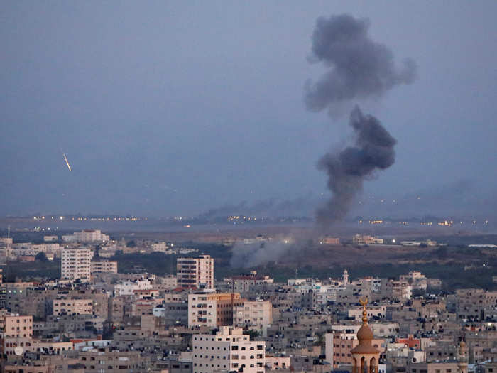 But Israel also hit Gaza back hard with more than 100 strikes.