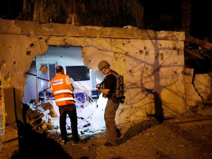 And the city of Ashkelon, killing one Palestinian man. Dozens more have been wounded in the strikes.