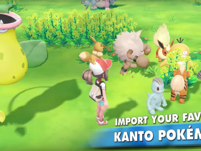 You can import Pokémon from "Pokémon: Go," but it