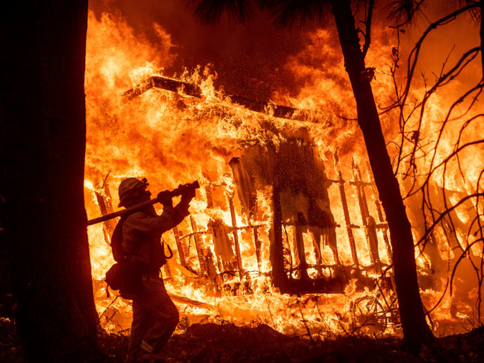 Teresa Moniz was in the town of Magalia on Thursday when her husband, Albert Moniz, called to say flames were approaching their home in Paradise. Albert Moniz, who is disabled and does not own a cell phone, later called from a friend