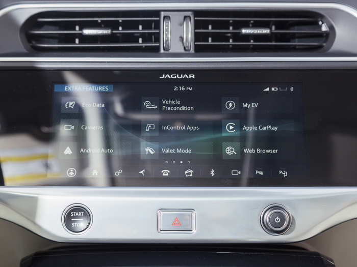 The system uses both a traditional main infotainment screen along with a...