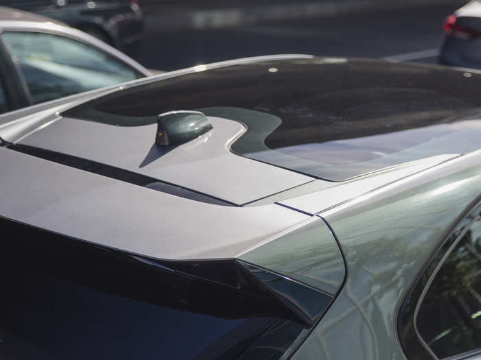 There is also an integrated rear spoiler.