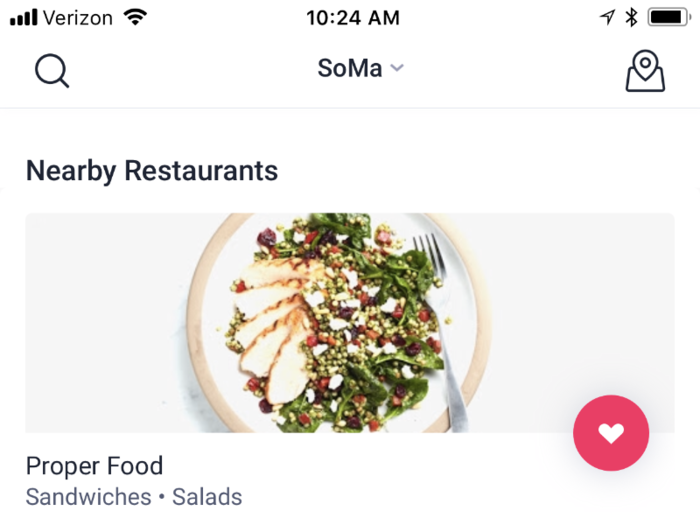 You can also browse nearby restaurants in this photo view.