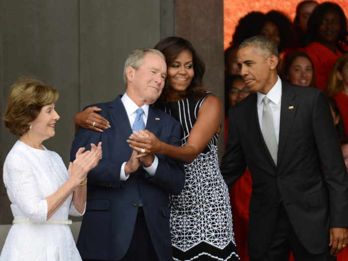 "The hug that went around the world," Jenna Bush Hager called it.