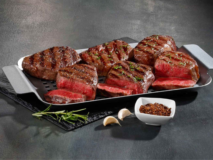 A trio of tender, juicy steaks