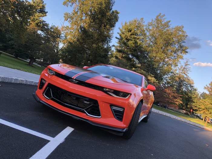 My test car stickered at $52,000, about $10,000 above the base Camaro 2SS Coupé base price.