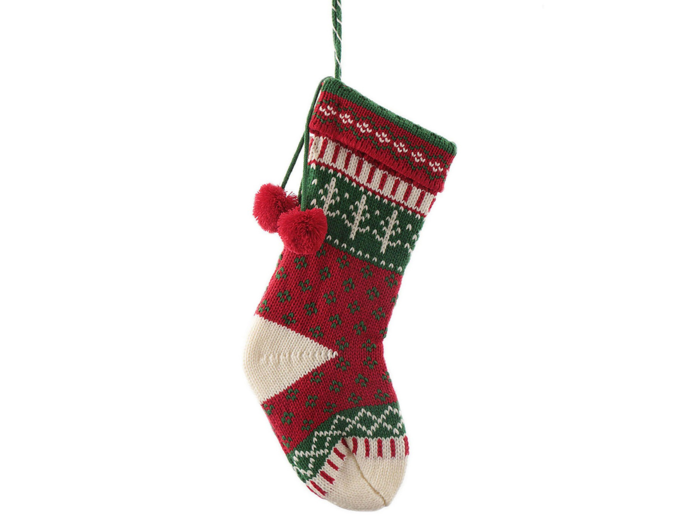 Festive, Fair Isle stockings to hang by the fireplace