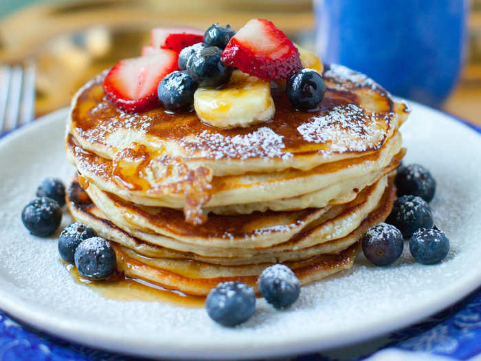 One thing Hamilton does not deny himself is a pancake. "I love vegan pancakes," he once said. He has also said he would go on his summer or winter holiday and always, without fail, have a "stack of pancakes" when he arrived in the morning. "I love pancakes," he said. Well, doesn