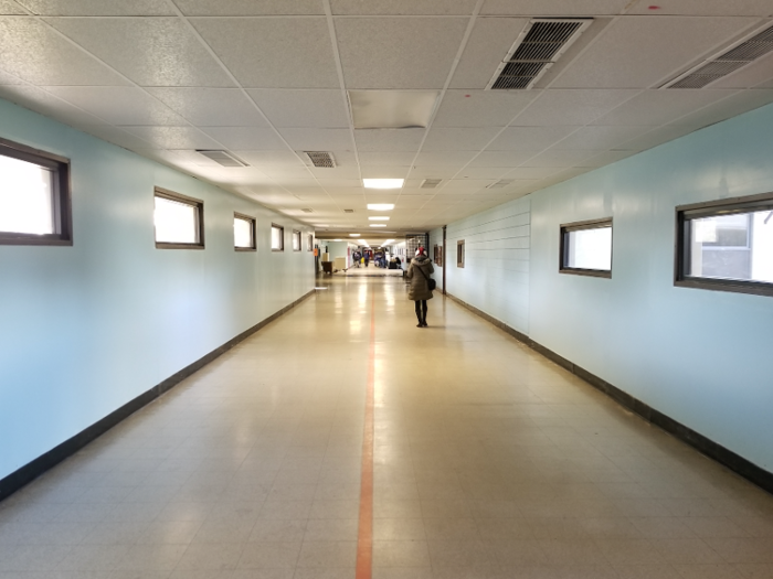 This hallway in the main building was, coincidentally, called "Broadway" because it was the main hall in the facility, according to Cohn.