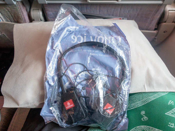 And headphones with the for-some-reason standard two-pronged jack. I usually skip the airline