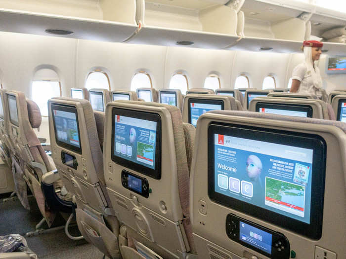 And every seat has its own entertainment system. Emirates has taken home Skytrax