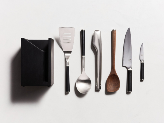 A sleek collection of kitchen tools