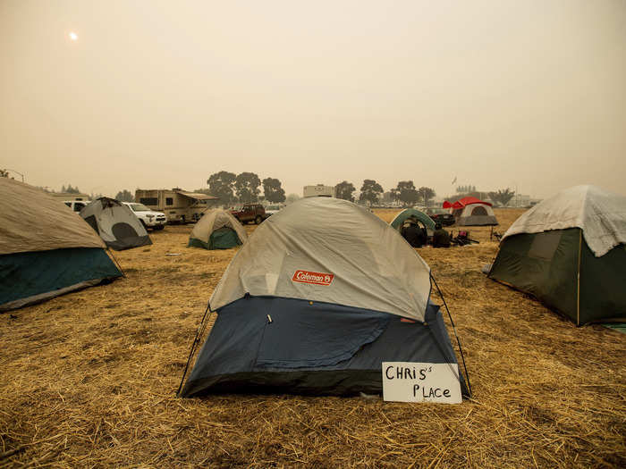 Denise Chester Batres said that when she, her husband, and their two kids fled the Camp Fire, they stayed at hotels in Anderson. When they ran out of money, they moved into the Walmart parking lot.