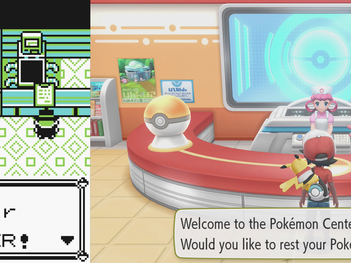 The Pokémon Center, a mainstay in every town in the game, has gotten a big makeover.